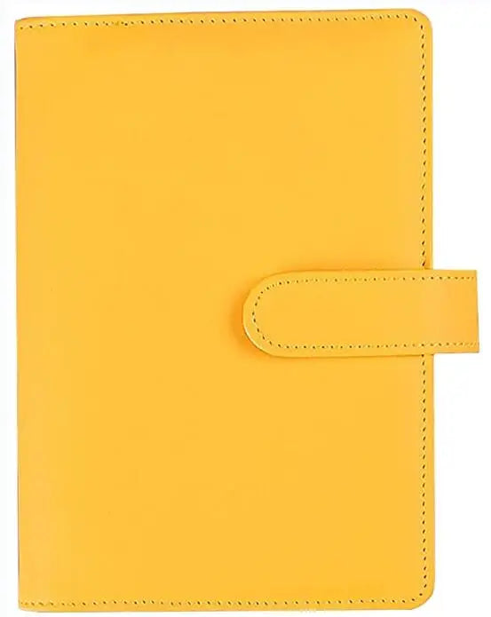 2025 Diary Colorful A5/A6 PU Macaroon Loose-Leaf Cover Binder Dairy Notebooks Hard Cover Refill Journal Travelers Leather Cover