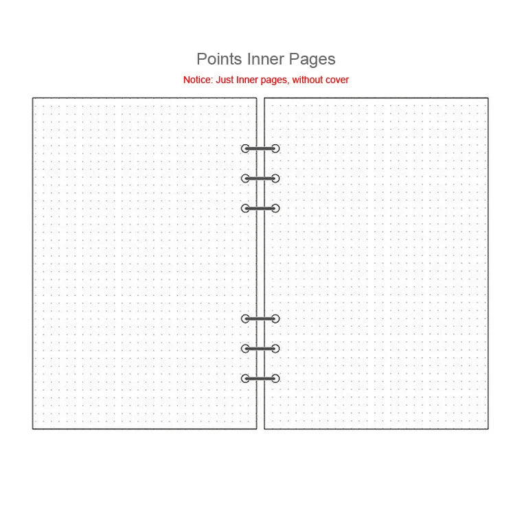 2025 Diary Laser Gitter A5/A6 PU Loose-Leaf Cover Binder Dairy Notebooks Hard Cover Refill Journal Travelers Leather Cover