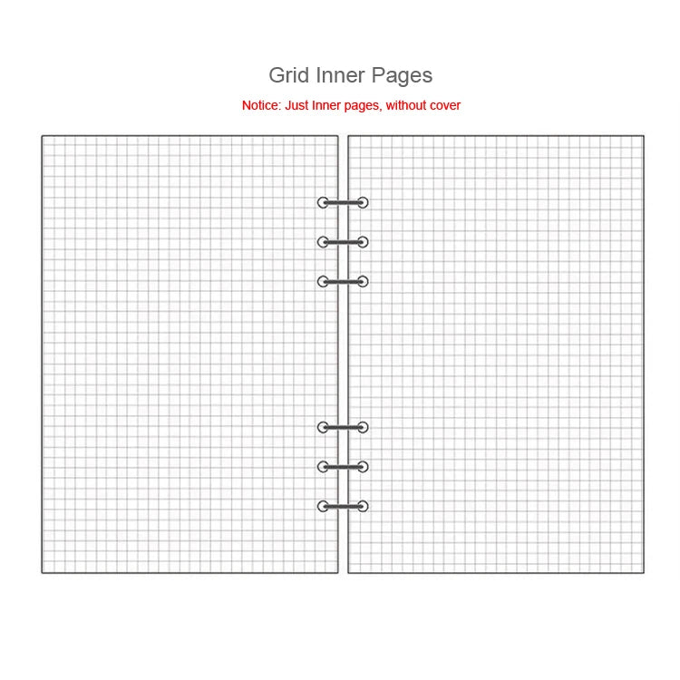 2025 Diary Laser Gitter A5/A6 PU Loose-Leaf Cover Binder Dairy Notebooks Hard Cover Refill Journal Travelers Leather Cover