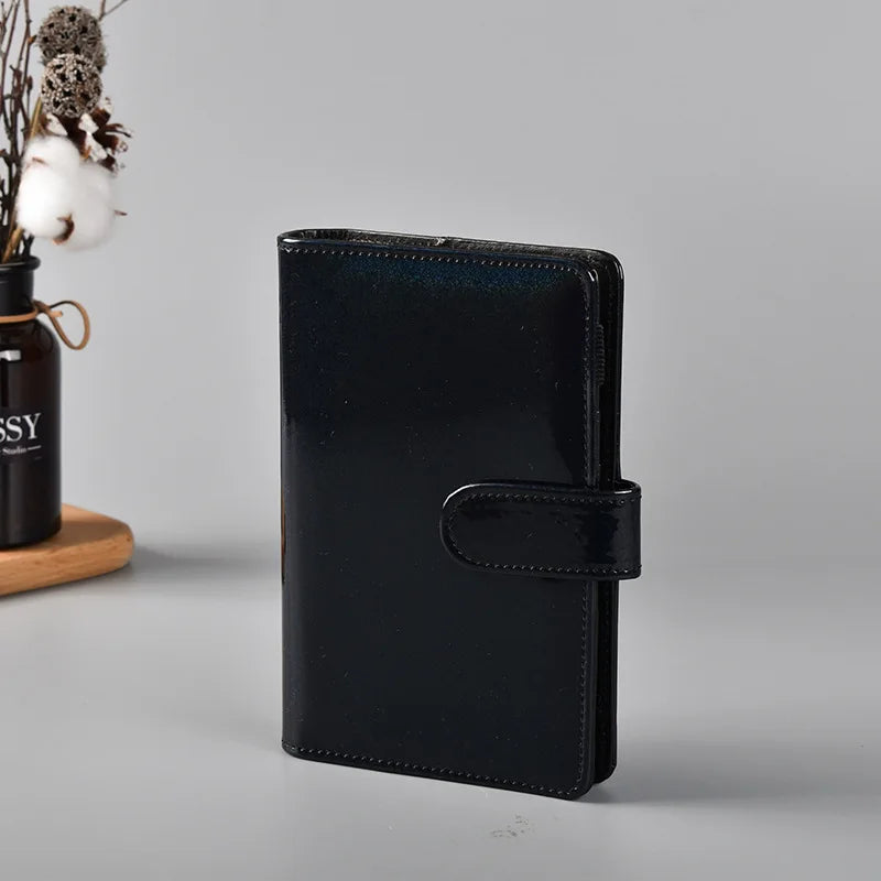 2025 Diary Laser Gitter A5/A6 PU Loose-Leaf Cover Binder Dairy Notebooks Hard Cover Refill Journal Travelers Leather Cover