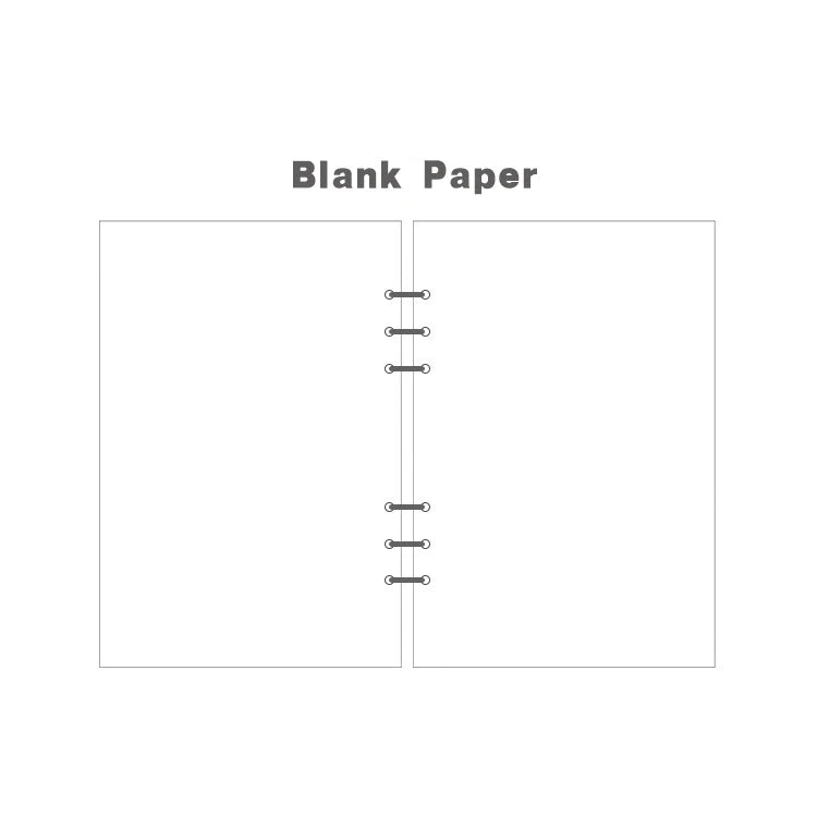 2025 Diary Laser Gitter A5/A6 PU Loose-Leaf Cover Binder Dairy Notebooks Hard Cover Refill Journal Travelers Leather Cover