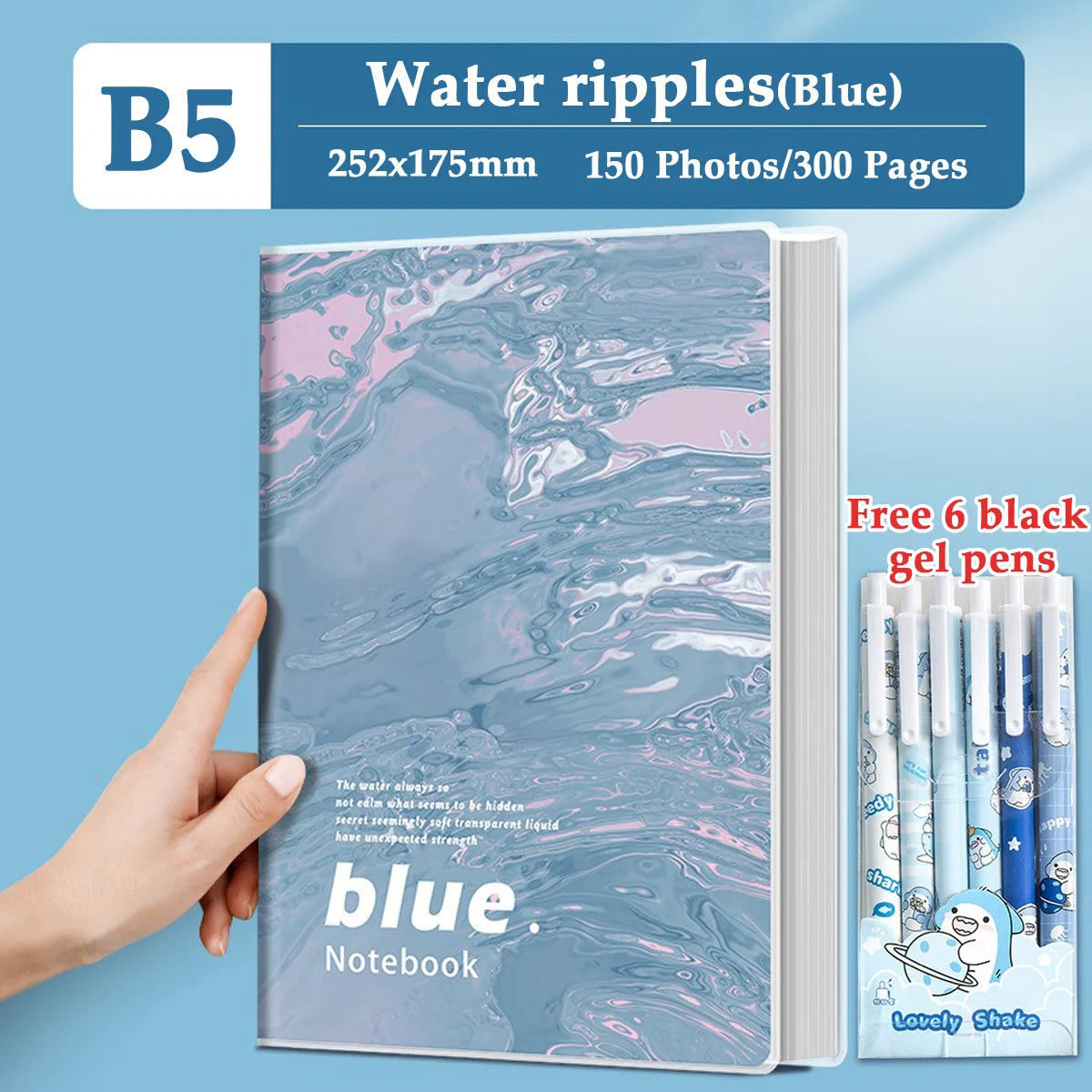 A4/B5 Thick Rubber Sleeve Notebook for Students To Take The Postgraduate Entrance Examination. School Office Stationery Notebook