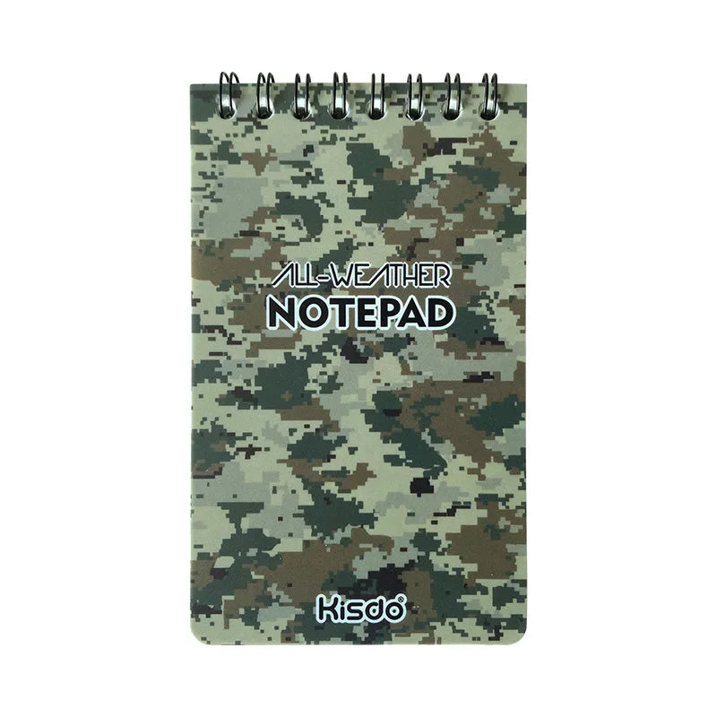 Camouflage Printing Tactical Note Book All Weather Notebook Stone Paper Material Spiral Memo Pad Writing Paper in Rain