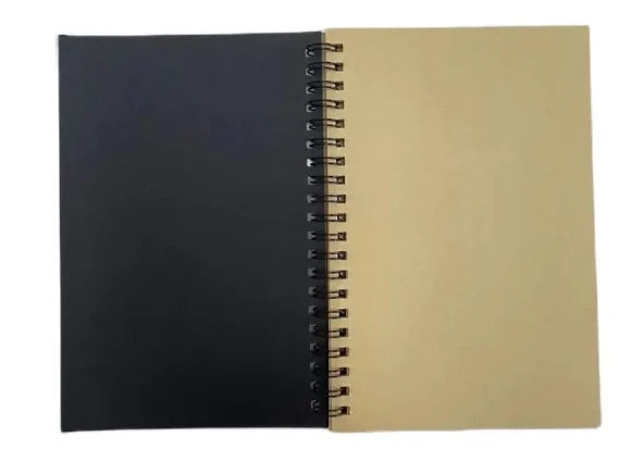 Vintage Kraft Paper Blank Graffiti Inner Page Notebook Art Students Sketch Book Office Memo Children Graffiti School Stationery