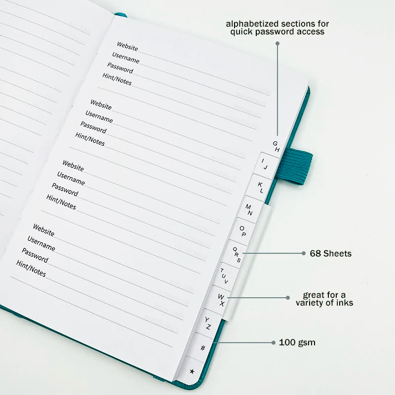 B5 Dotted Notebook English Address Book Phone Book Journal Notebooks and Journals School Supplies Stationery