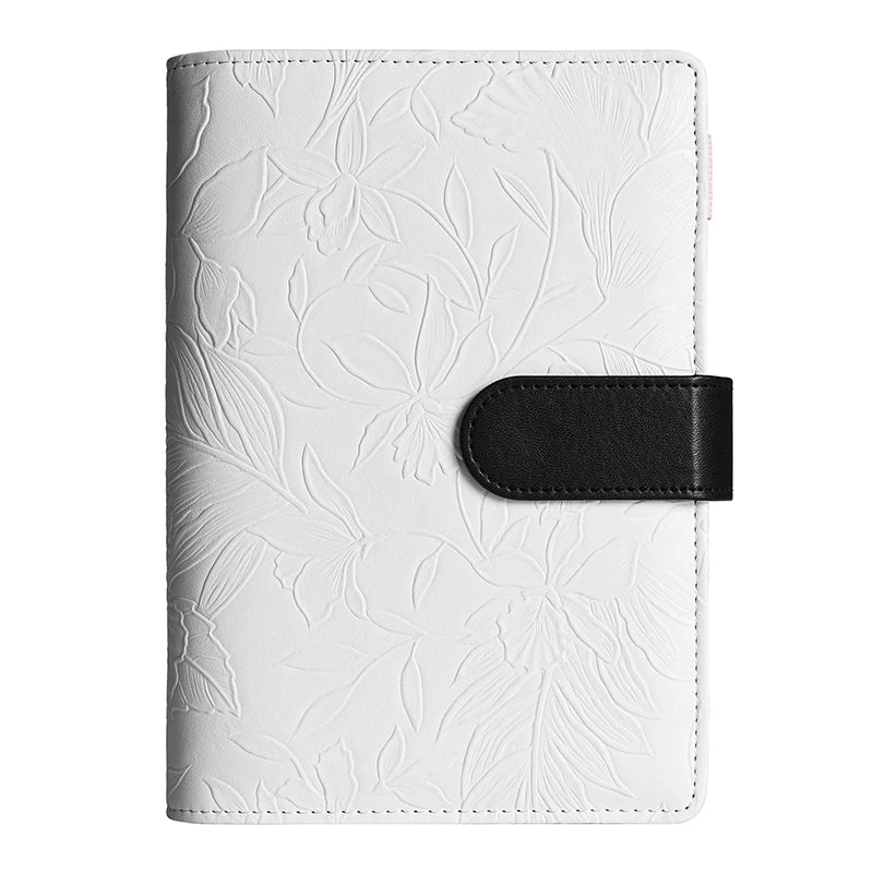A6 Vintage Embossed Cover Money Budget Planner Binder DIY Binder Notebook Cover Diary Agenda Planner Paper Cover School