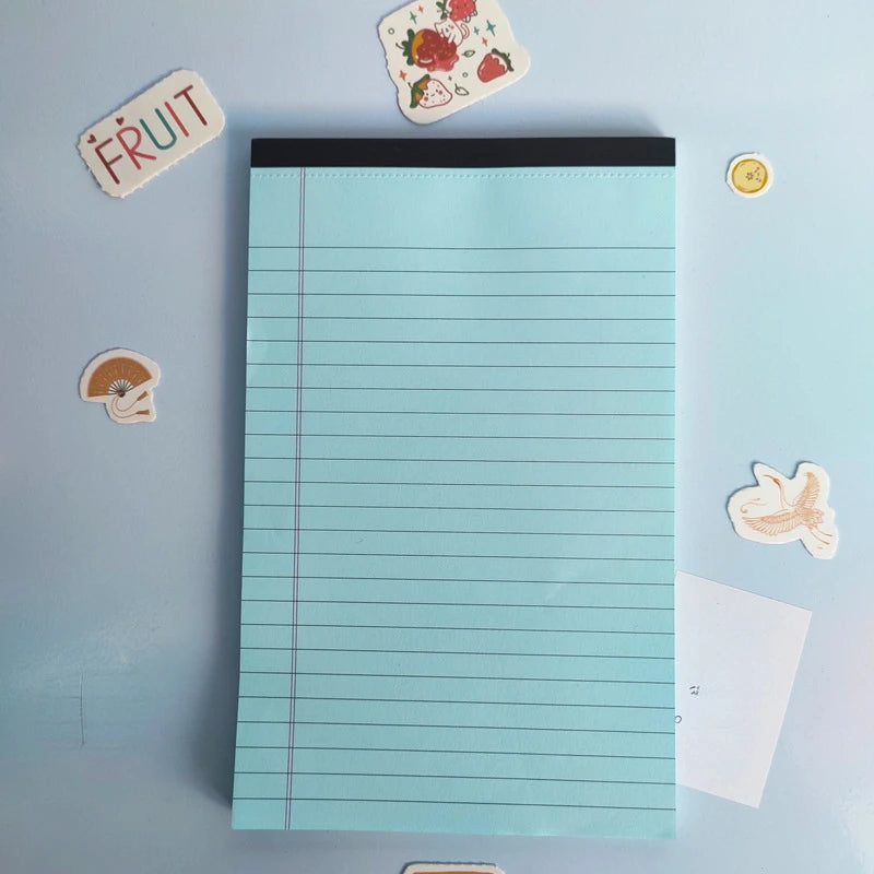 A5 Line Notebook Tearable NoteBook Do to list Notepad Journal Diary Note Book Memo pad School Office Supplies Stationery