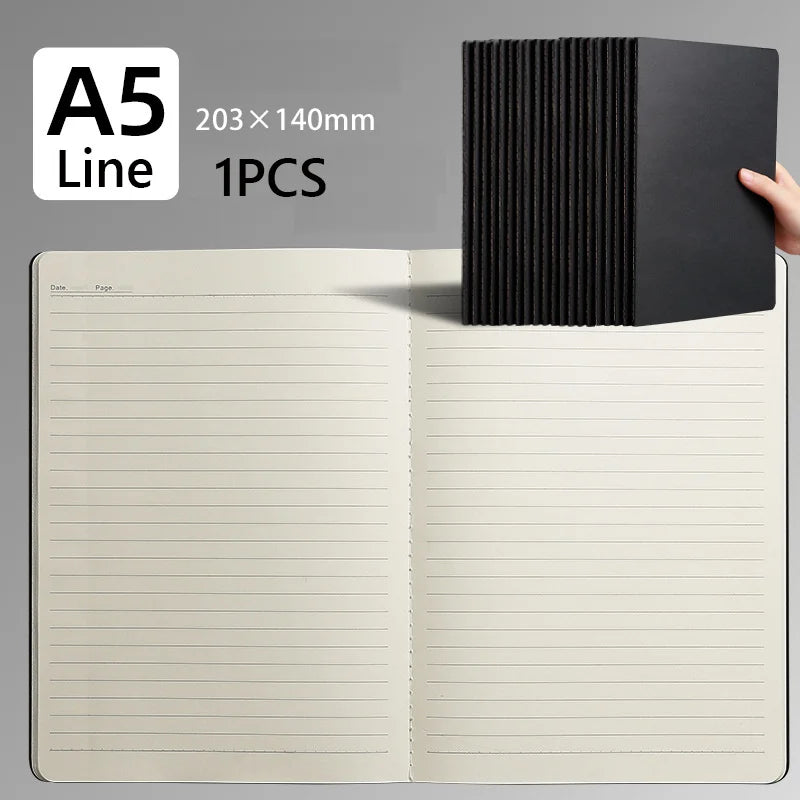 A4/A5/B5/B6 Sketchbook Diary Drawing Painting Graffiti Sketch Book Blank Grid Line Notepad Notebook Stationery School Supplies