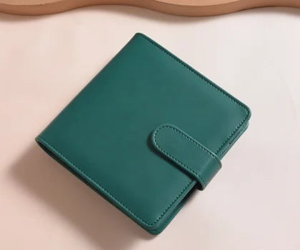B6 A8 Square MacaronTie Dye Color Change PU Leather DIY Binder Notebook Cover Diary Agenda Planner Paper Cover School Stationery