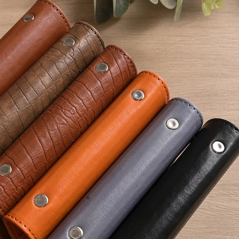 Mini A8 binder notebook loose-leaf soft leather M5 notepad portable pocket notebook ,with 40 blank inner pages