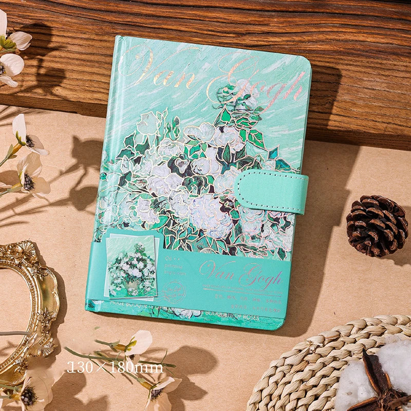 Vintage Oil Painting Handbag Gift Set Van Gogh Oil Painting Impression Series High Beauty Handbag Student Gift