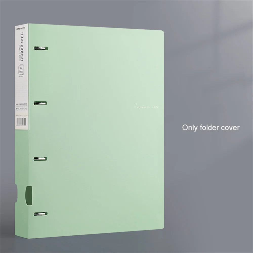 New Refill Binder Notebook A5 Loose Leaf Refillable Replaceable Metal Ring Planner Notebook Stationery School Office Supplies