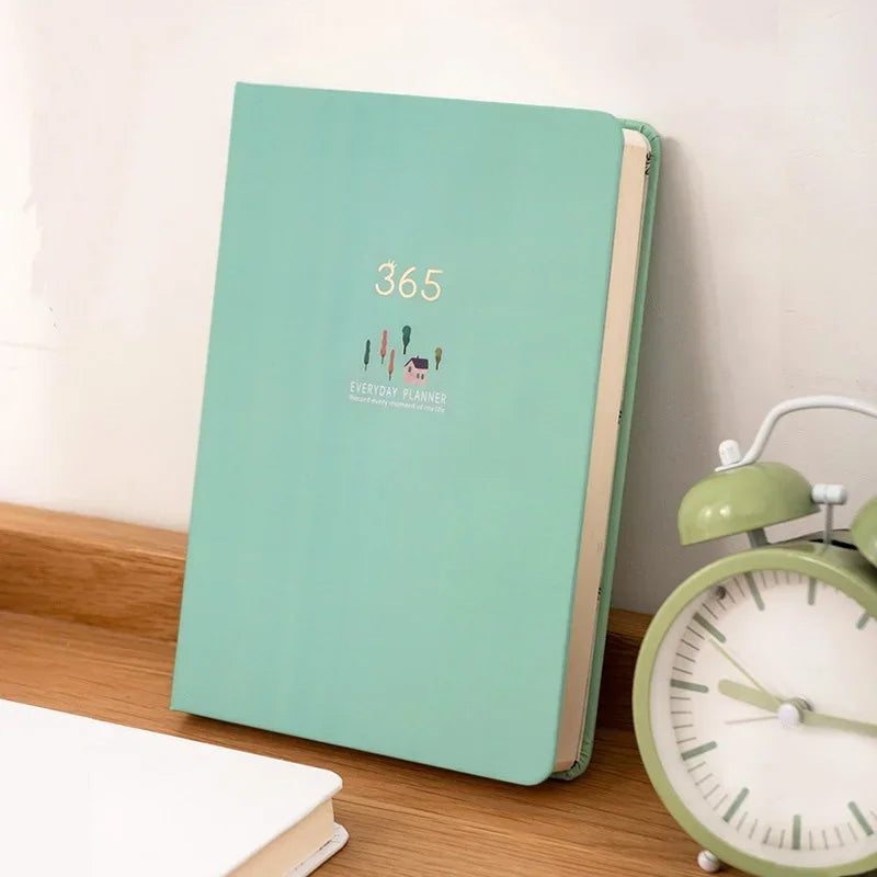 Creative Work Schedule 365 Day Planner Cartoon Diary Notepad Notebook Daily Planner Planner Supplies School