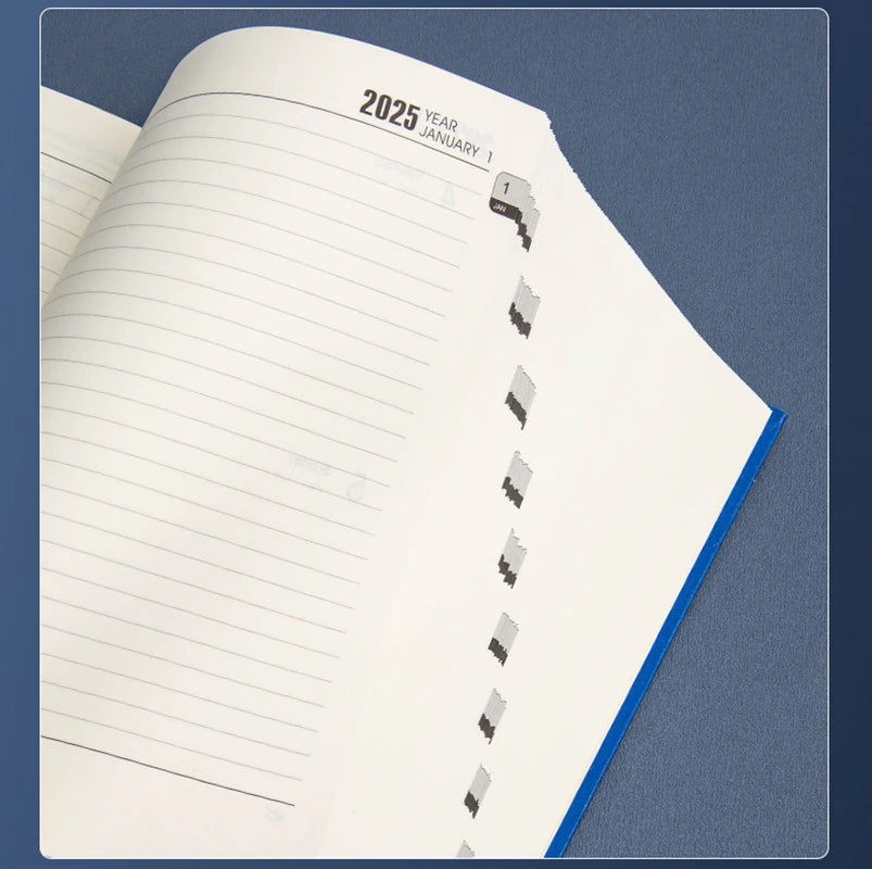 2025 A5 Day A Page Diary With Appointment Times Hardback Desk Organiser Planner School Office Suppliers
