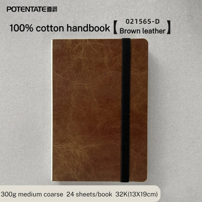 100% Cotton Square Watercolor Paper Book 24 Sheets 300g Art Student Painting Drawing Paper Sketchbook Journal Drawing Notebook