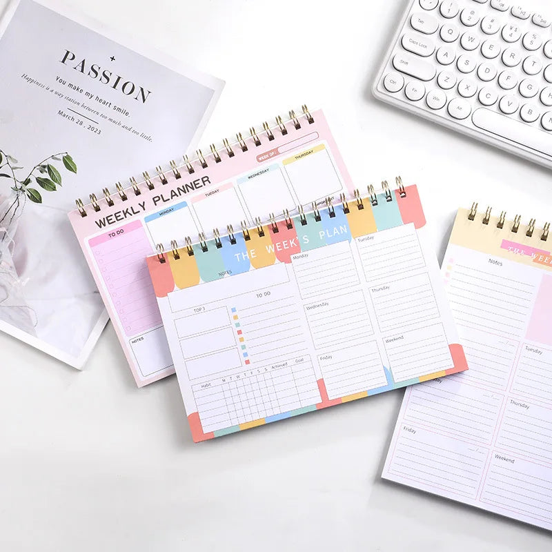 2024 Weekly Planner Notebook 52 Weeks Schedule Notepad To Do List Memo Pad Agenda Diary Organizer School Office Supplies