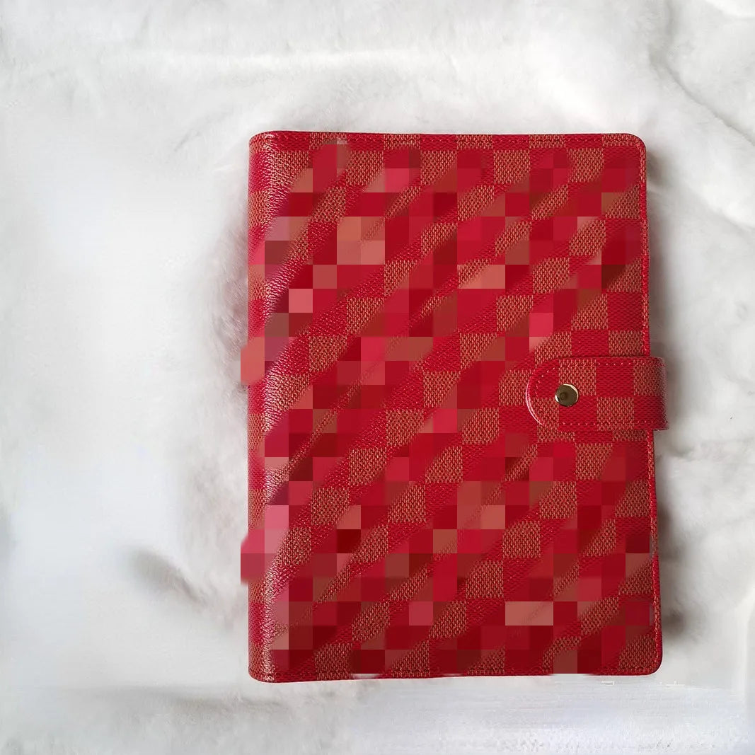 2025 Diary Laser Gitter A5/A6 PU Loose-Leaf Cover Binder Dairy Notebooks Hard Cover Refill Journal Travelers Leather Cover