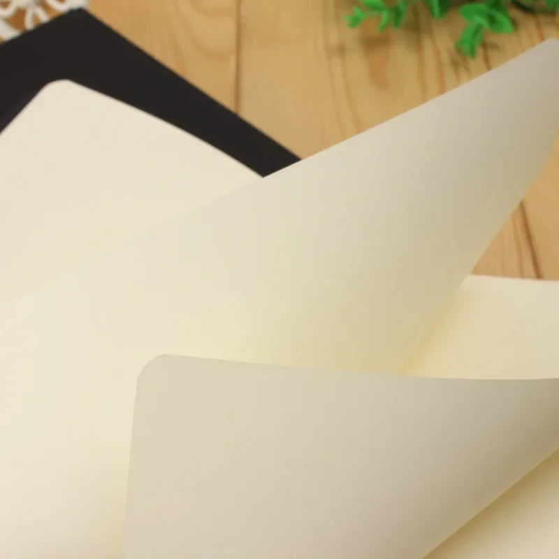 A5 Notebook Diary For Drawing Painting Graffiti Soft Cover Black Paper Sketchbook Notepad Notebook Office School Supplies