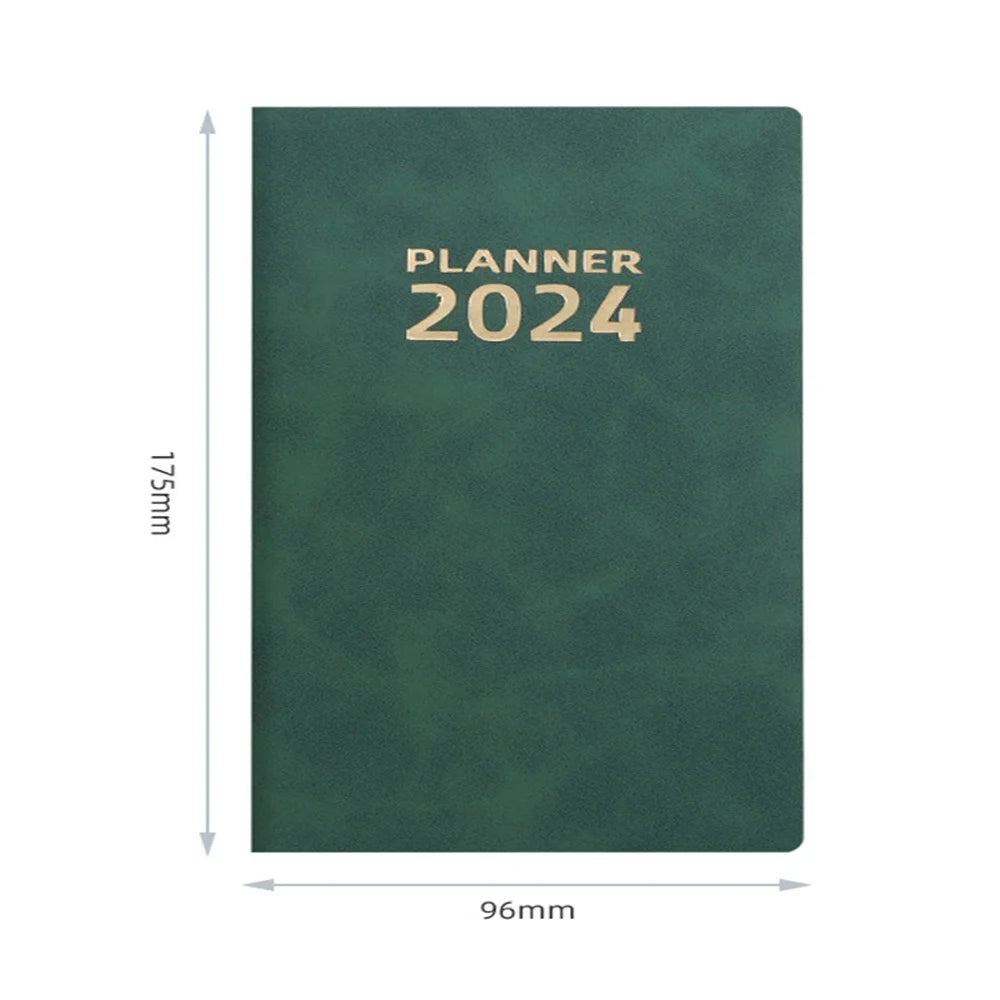 2024 A6 Notebook Daily Weekly Agenda Planner Notebook 365 Days Notepad Journal Notebook Office School Supplies