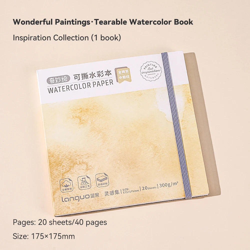 Creative Drawing Notebook Tearable Multiple Specifications Sketchbook Graffiti Painting Book Travel Watercolor Book Art Supplies