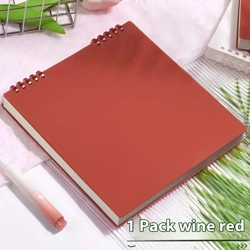 Grid Diary Flip Sketchbook B5 Sketch Book Notebook Notepad Retro Daily Planner Notebooks Writing Pads Office School Supplies