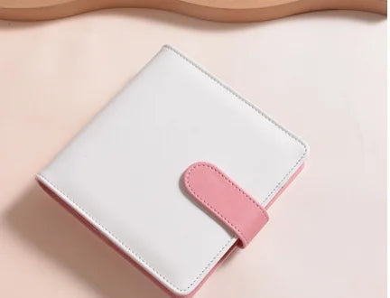 B6 A8 Square MacaronTie Dye Color Change PU Leather DIY Binder Notebook Cover Diary Agenda Planner Paper Cover School Stationery