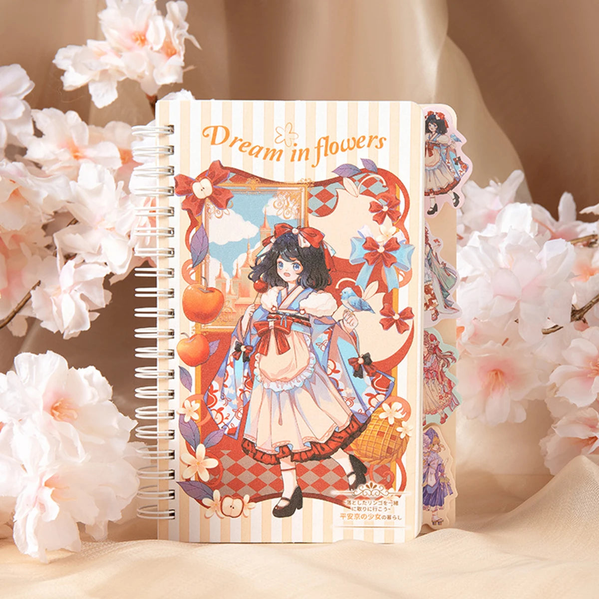 A5 Coil Book Bronzing Cover Anime Characters Kawaii Journal Notebook Writing Pads Korean Stationery for Students School Supplies