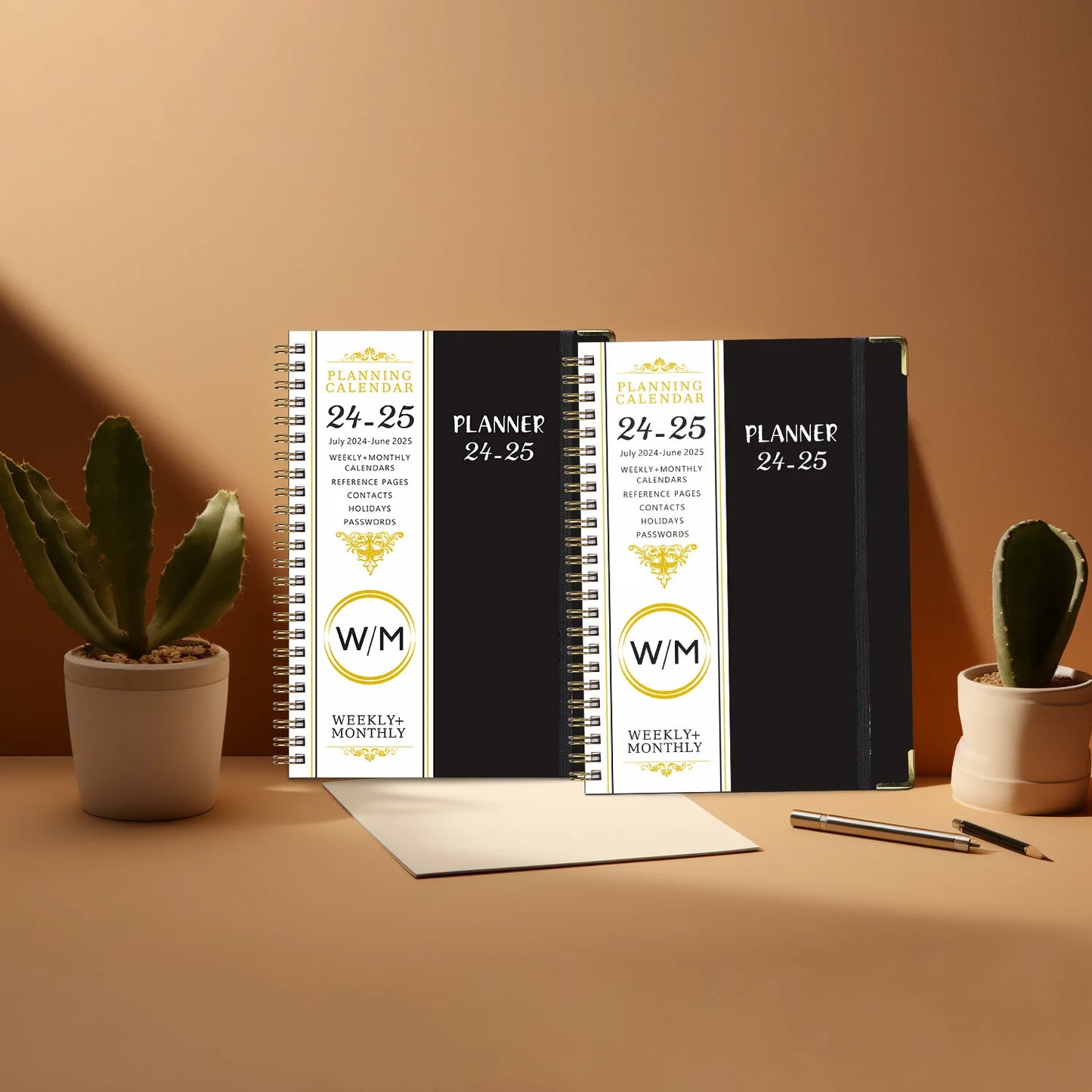 2025-2025 Agenda Planner Notebook Diary Weekly Planner Goal Habit Schedules Journal Notebooks For School Stationery Office