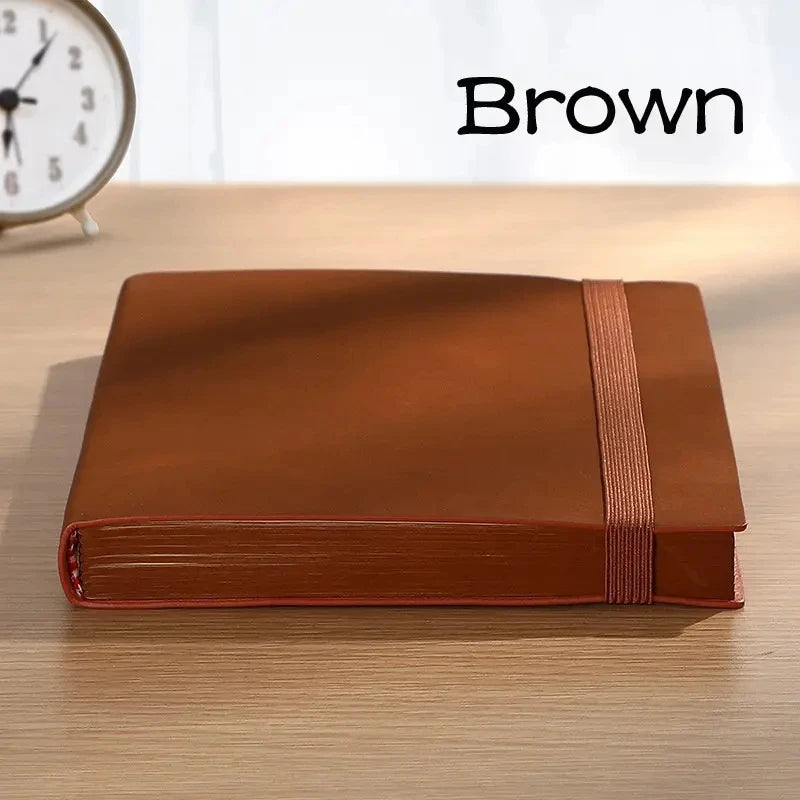 256 pages Sheepskin A5 Notebook Notepad Diary Business Journal Planner Agenda Organizer Note Book Office School Supplies