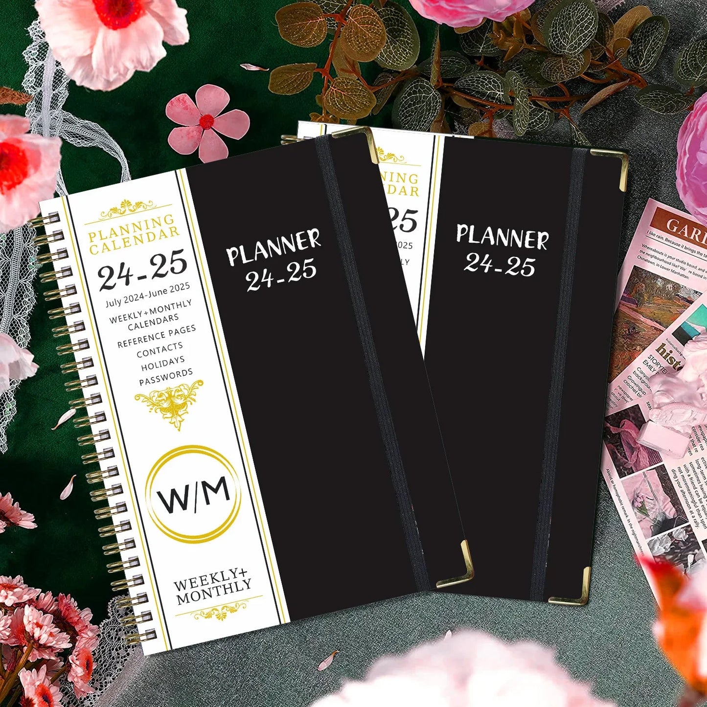 2025-2025 Agenda Planner Notebook Diary Weekly Planner Goal Habit Schedules Journal Notebooks For School Stationery Office