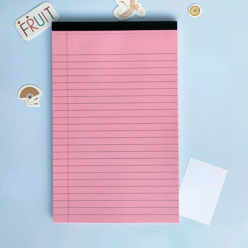 A5 Line Notebook Tearable NoteBook Do to list Notepad Journal Diary Note Book Memo pad School Office Supplies Stationery