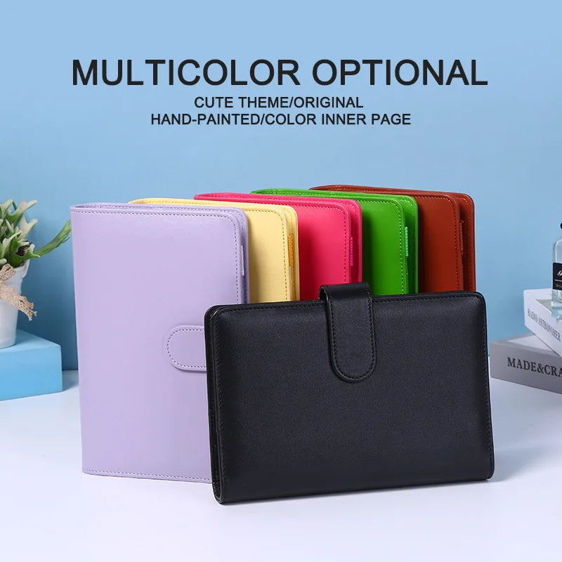 Budget Planner 2025 Cash Envelope Savings Money 6 Holes Binder for Financial Management A6 Loose-leaf Notebook Binder Housing