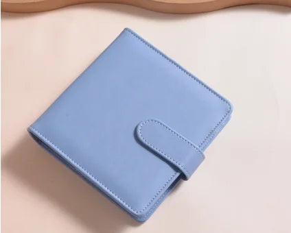 B6 A8 Square MacaronTie Dye Color Change PU Leather DIY Binder Notebook Cover Diary Agenda Planner Paper Cover School Stationery