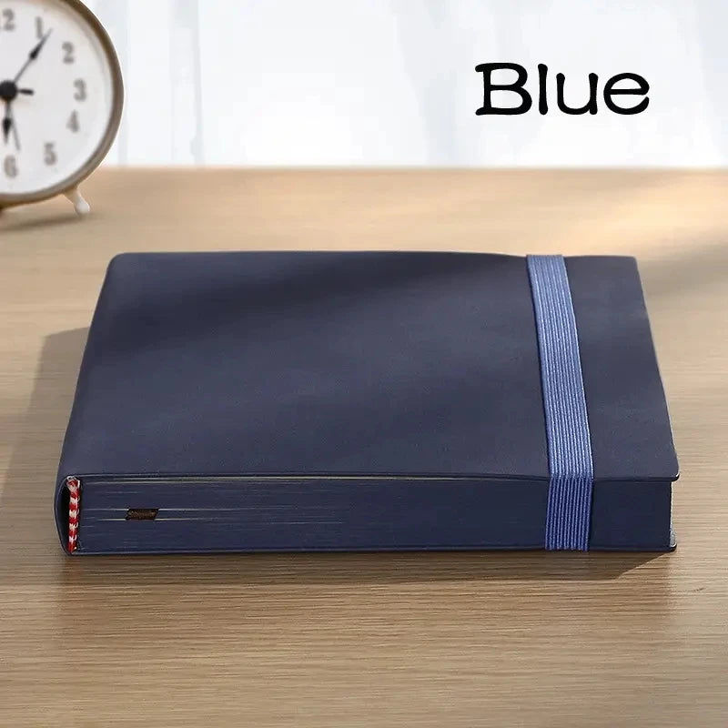 256 pages Sheepskin A5 Notebook Notepad Diary Business Journal Planner Agenda Organizer Note Book Office School Supplies