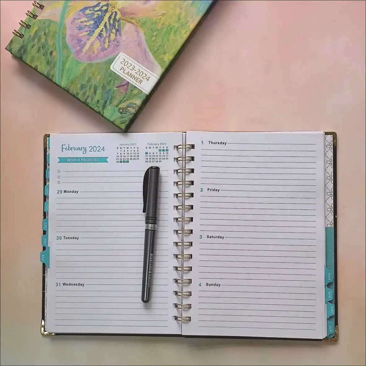 B5 Weekly Planning Note Tear English Schedule Itinerary Punch Card Office S tationery Weekly Planner