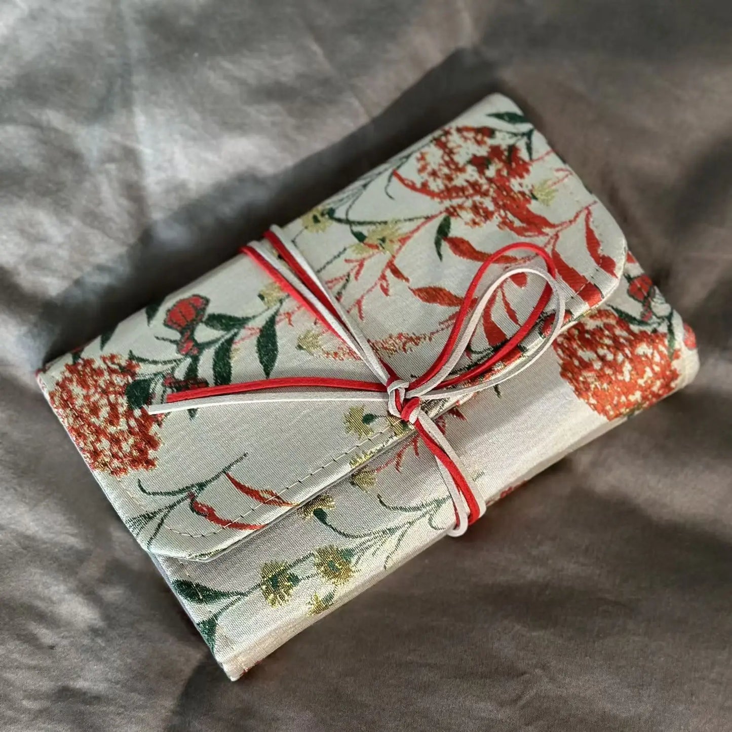 Beautiful Cloth Cover Notebook Girls Retro Chinese Style Girls Loose-leaf Diary Portable Scrapbook Binder Notepad Gift