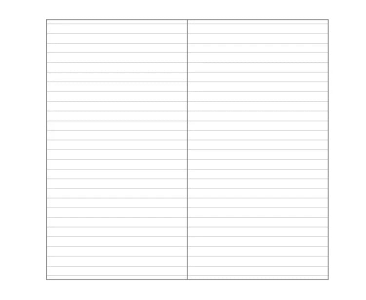 15Sheets Carft Refill Spiral Binder Inner Page Line Blank Craft Grid Inside Paper Stationery
