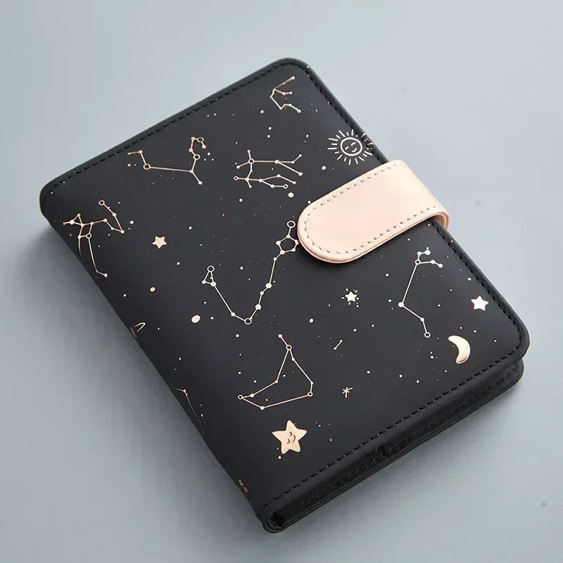 2025 Planner Notebook English Agenda Leather Cover Monthly/Weekly/Dairy Journal For Students School Supplies Stationery