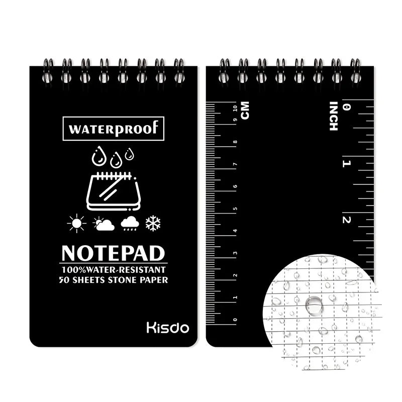 Camouflage Printing Tactical Note Book All Weather Notebook Stone Paper Material Spiral Memo Pad Writing Paper in Rain