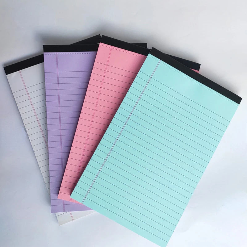 A5 Line Notebook Tearable NoteBook Do to list Notepad Journal Diary Note Book Memo pad School Office Supplies Stationery