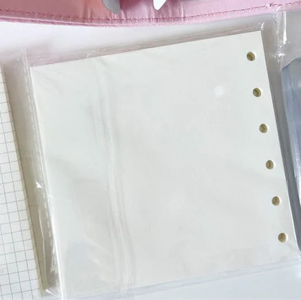 B6 A8 Square MacaronTie Dye Color Change PU Leather DIY Binder Notebook Cover Diary Agenda Planner Paper Cover School Stationery