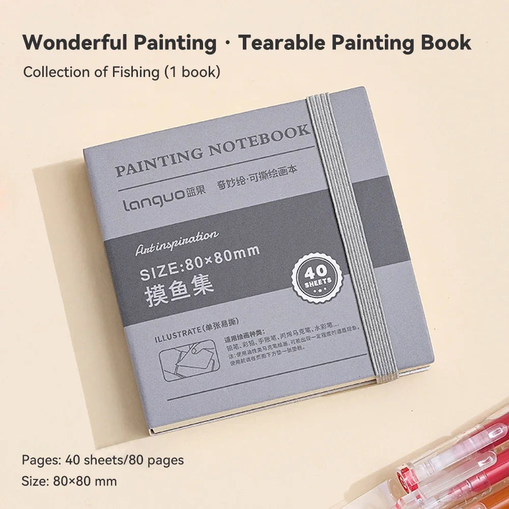 Creative Drawing Notebook Tearable Multiple Specifications Sketchbook Graffiti Painting Book Travel Watercolor Book Art Supplies