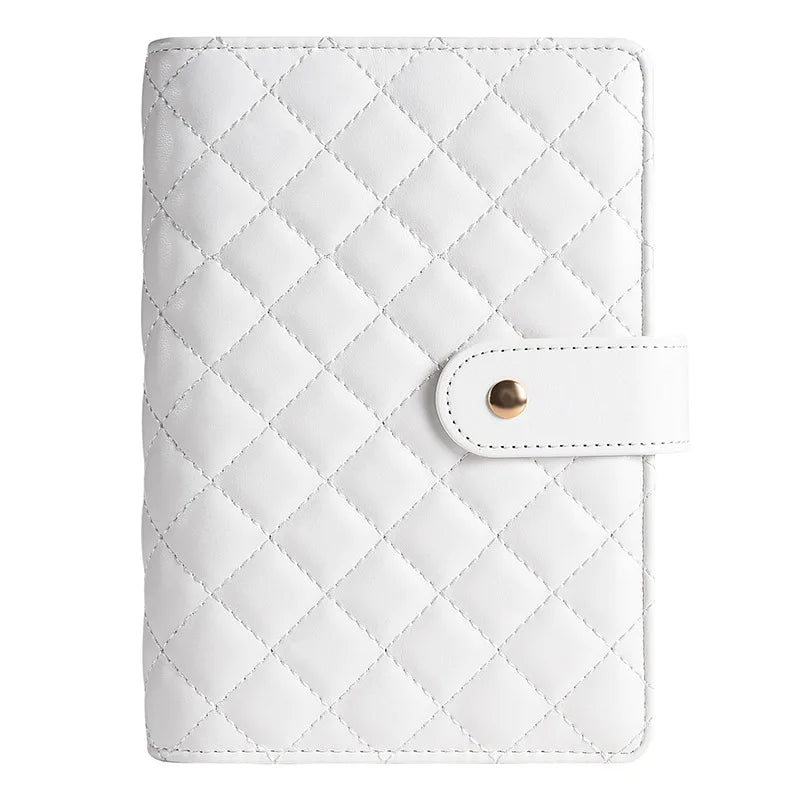 A6 Blcak White DIY Binder Notebook Cover Diary Agenda Planner Paper Cover School Stationery