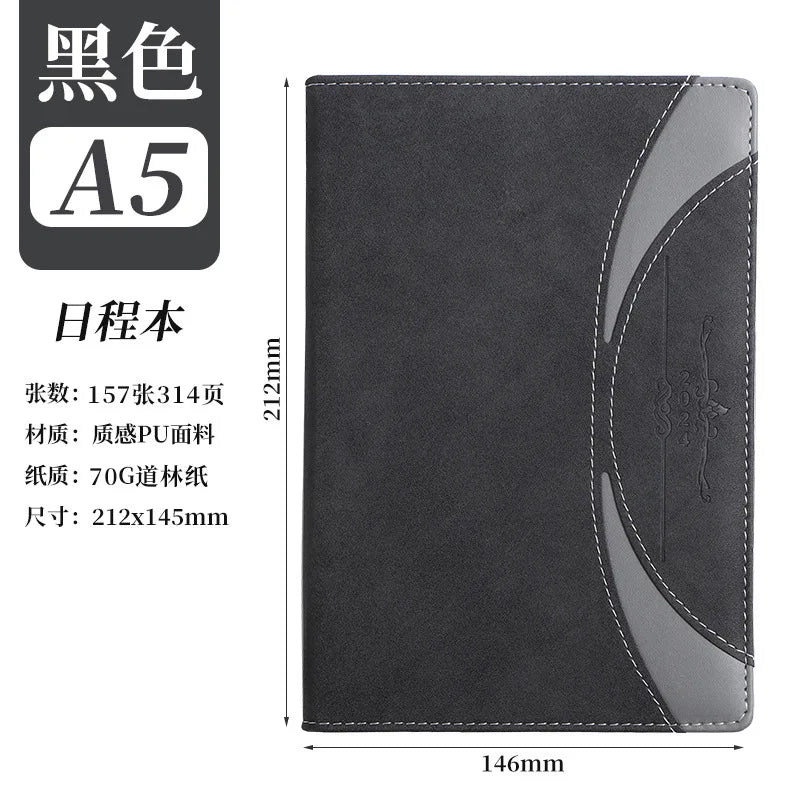 2024 Spanish English Calendar Notepad A5 365 Day Daily Plan Notebook Weekly Monthly Diary Organizer Agenda Planner Journal Book