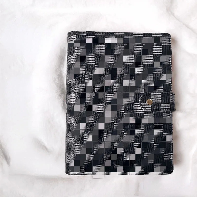 2025 Diary Laser Gitter A5/A6 PU Loose-Leaf Cover Binder Dairy Notebooks Hard Cover Refill Journal Travelers Leather Cover