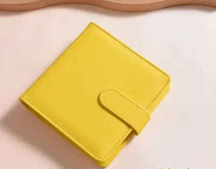 B6 A8 Square MacaronTie Dye Color Change PU Leather DIY Binder Notebook Cover Diary Agenda Planner Paper Cover School Stationery