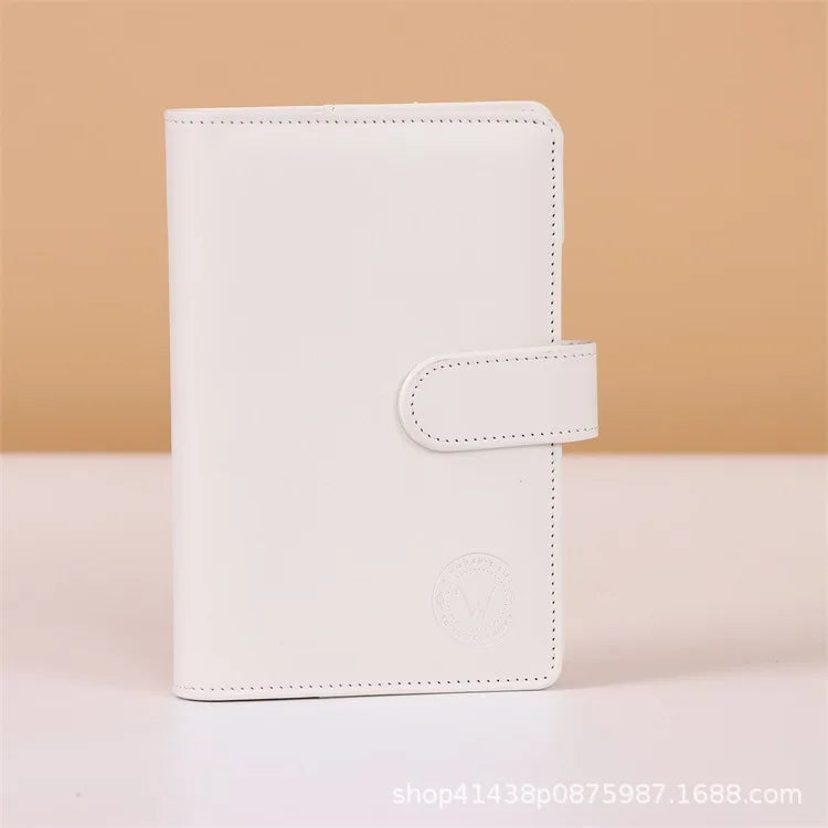 A5 A6 Marble Pink PU Binder Notebook DIY Binder Notebook Cover Diary Agenda Planner Paper Cover School Stationery
