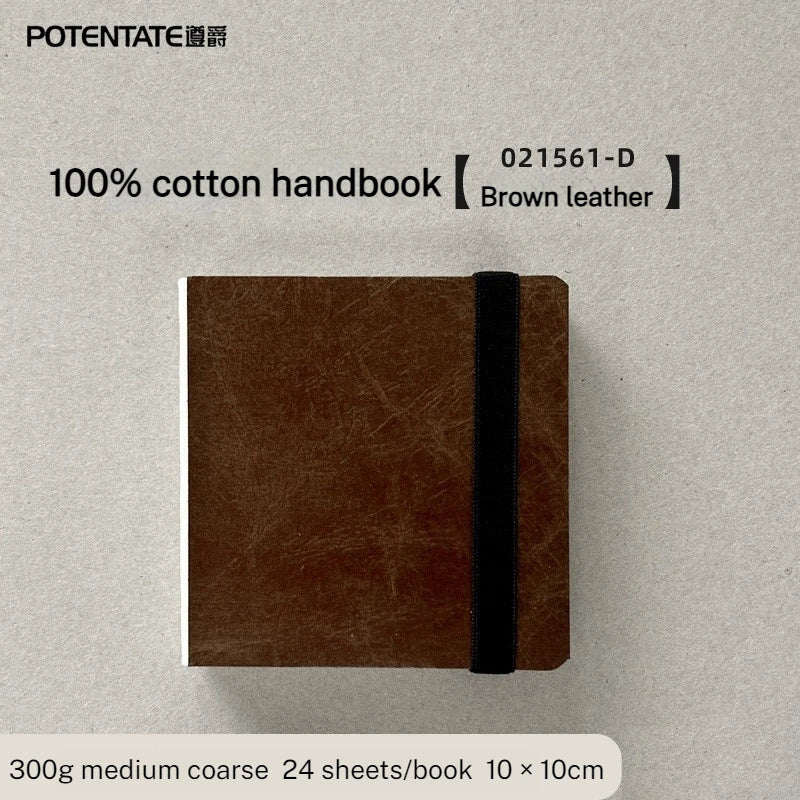 100% Cotton Square Watercolor Paper Book 24 Sheets 300g Art Student Painting Drawing Paper Sketchbook Journal Drawing Notebook