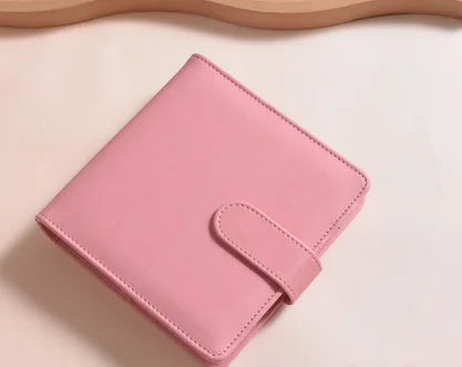 B6 A8 Square MacaronTie Dye Color Change PU Leather DIY Binder Notebook Cover Diary Agenda Planner Paper Cover School Stationery