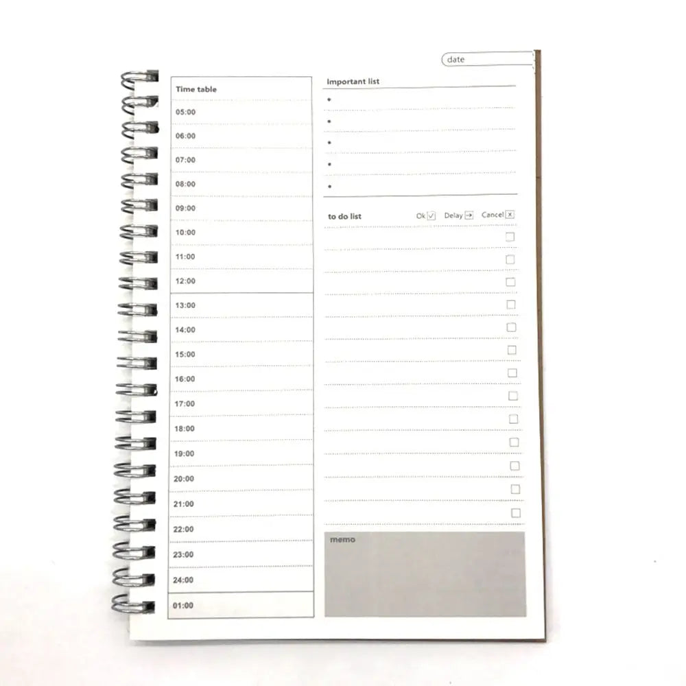 2024 Weekly Planner Notebook 52 Weeks Schedule Notepad To Do List Memo Pad Agenda Diary Organizer School Office Supplies